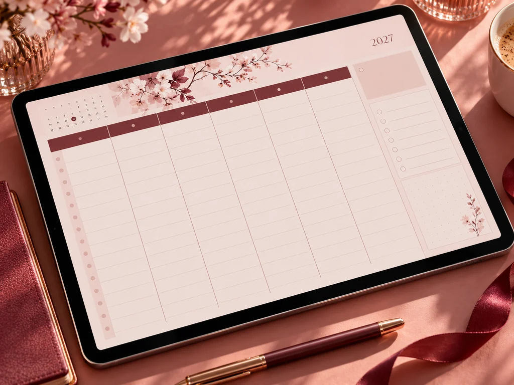 2027 planners collection editorial illustration