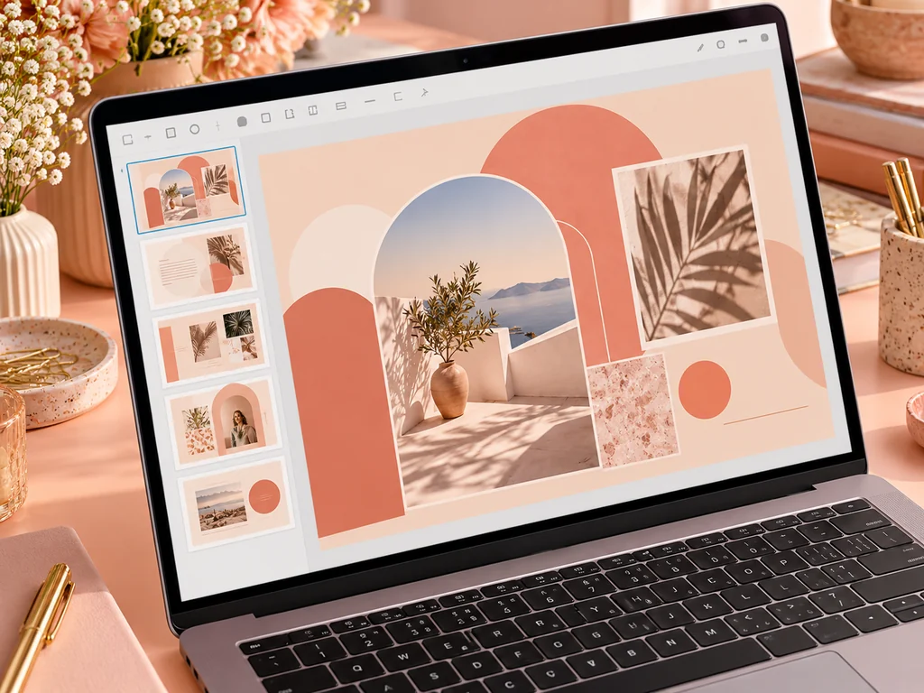 Templates collection editorial illustration
