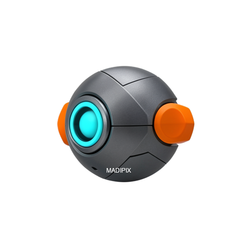 Drone explorador ilustrado, disponible como PNG