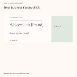 Small Business Facebook Kit · actual file preview