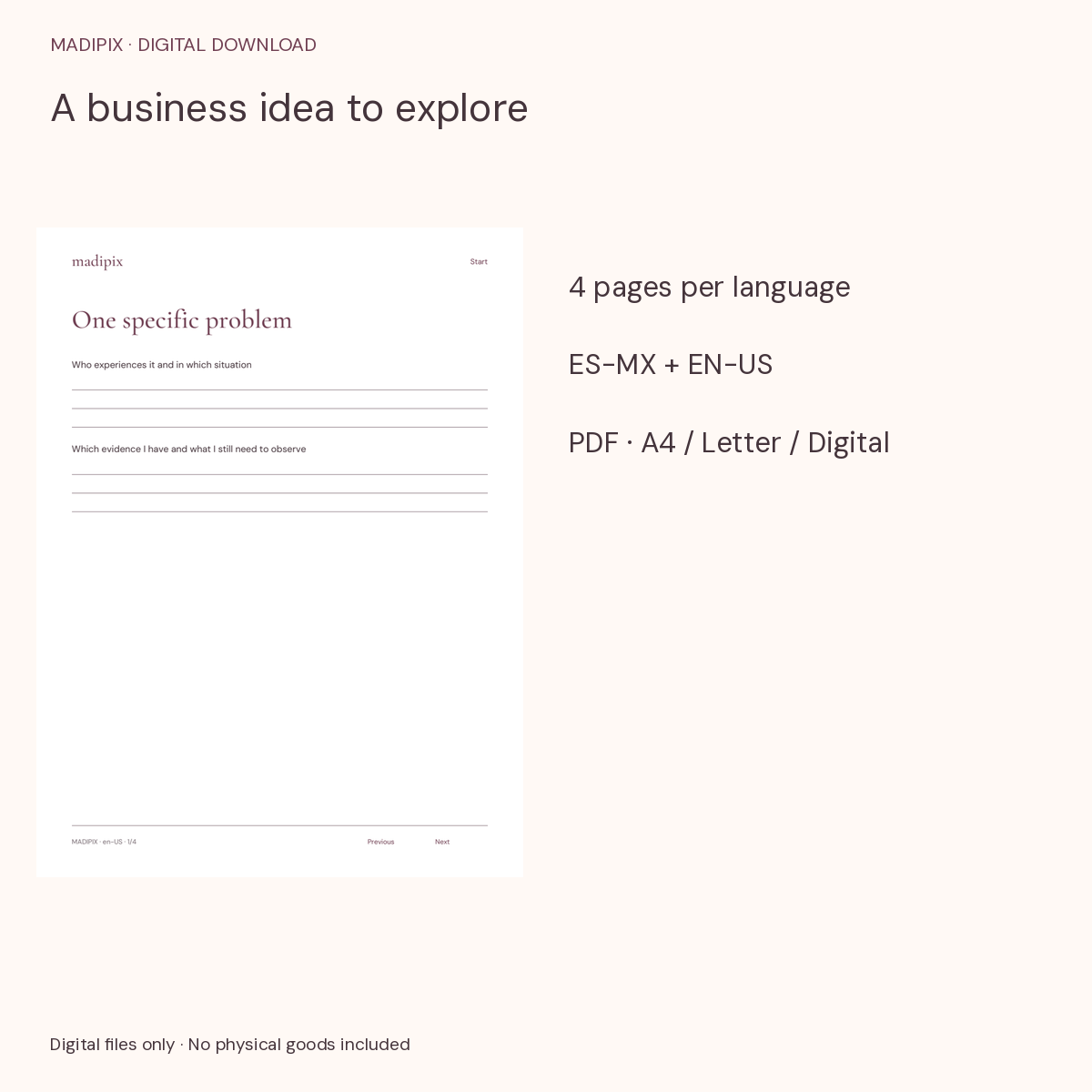 A business idea to explore · actual file preview