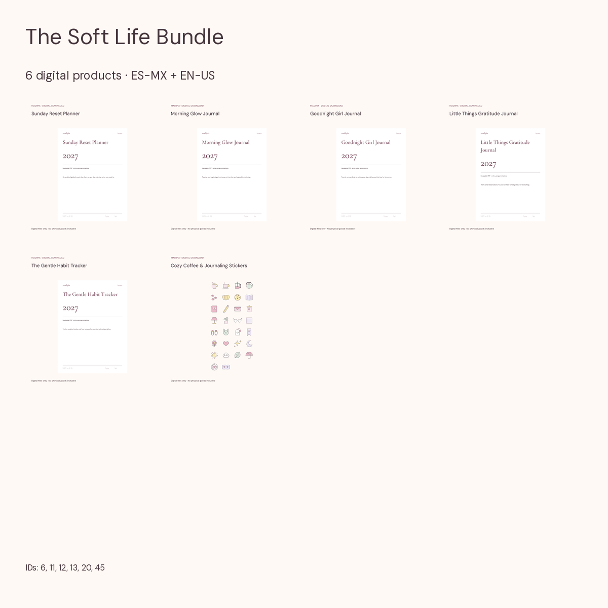 The Soft Life Bundle · 05-includes