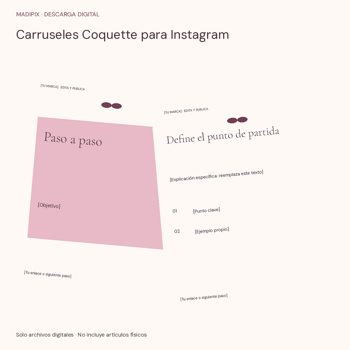 Carruseles Coquette para Instagram · vista del archivo real
