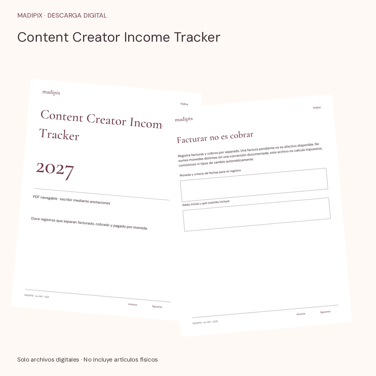Content Creator Income Tracker · vista del archivo real