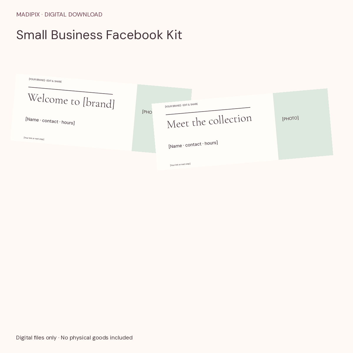 Small Business Facebook Kit · actual file preview