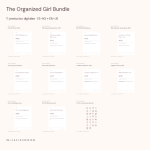 The Organized Girl Bundle · 05-includes
