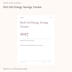Rich Girl Energy Savings Tracker · actual file preview