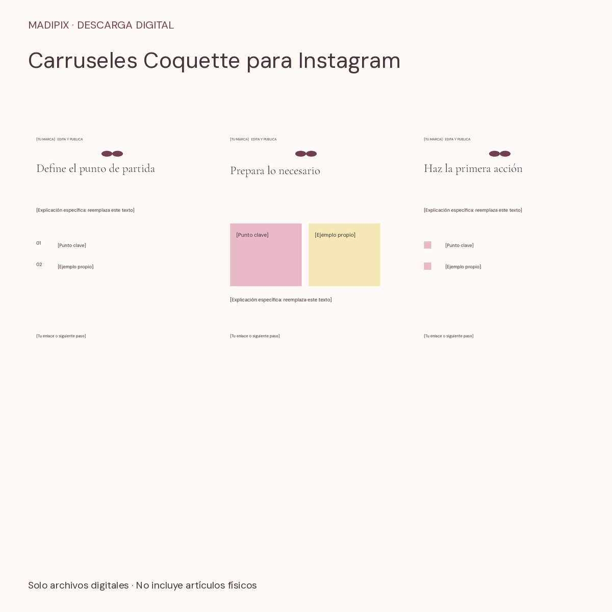 Carruseles Coquette para Instagram · vista del archivo real