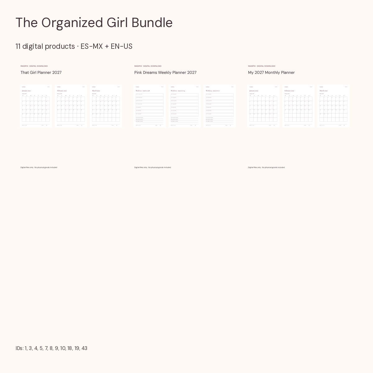 The Organized Girl Bundle · 03-interiors